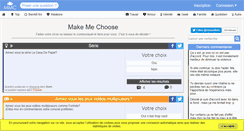 Desktop Screenshot of makemechoose.com
