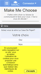 Mobile Screenshot of makemechoose.com